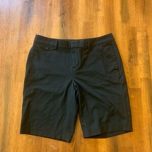 Gap Shorts 4 Black Stretch Pockets Classic Style Casual
